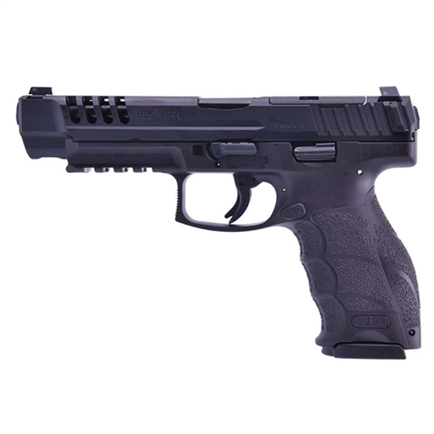 Picture of HK Vp9l-B Push Button O-Ready 9Mm 5" Bbl NS 3-10Rd Black!! 81000739 642230263604