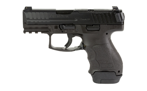 Picture of  Heckler & Koch 81000811 Vp9sk Subcompact 9Mm Luger 15+1 3.39" Optic Ready/Serrated Slide, Black Polymer Frame W/Picatinny Rail, Ambidextrous 642230265462