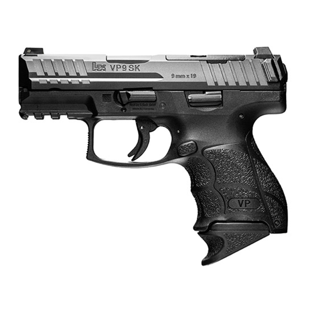 Picture of HK Vp9sk-B Push Button O-Ready 9Mm 3.39" Bbl NS 1-13Rd 2-10Rd