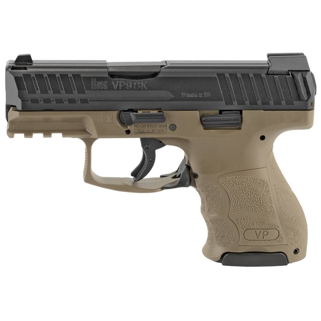 Picture of HK Vp9sk Subcompact 9Mm 3.39 Fde NS 13Rd 2-10Rd 81000292