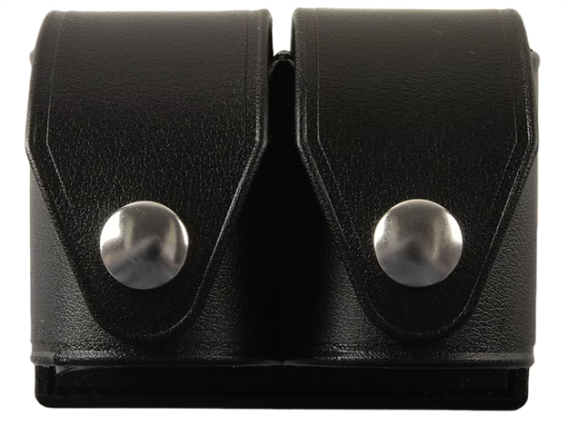 Picture of Hks 203Pmbn Speedloader Case  Double Black Hytrel Belt Loop Medium Belts 2.25" Wide 203-M-P 088652020317