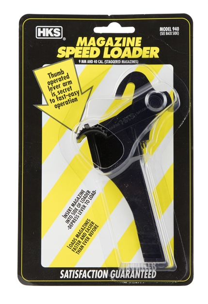 Picture of  Hks 451 Single Stack Mag Loader Adjustable Style Made OF Plastic With Black Finish For Multi-Caliber Pistols