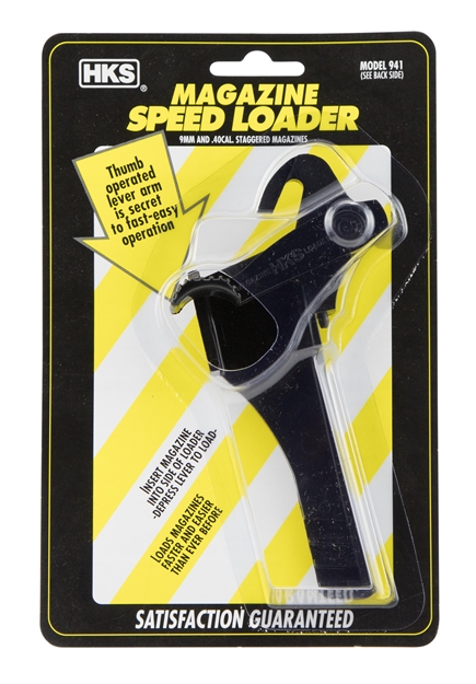 Picture of  Hks 941 Double Stack Mag Loader Made OF Plastic With Black Finish For 9Mm Luger Pistols