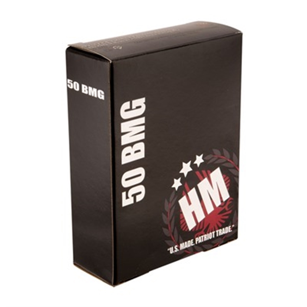 Picture of HM Ammo .50Bmg 640Gr Fmj M33 10Ct 10Bx/Cs 100Cs/Plt