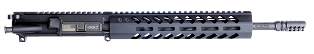 Picture of  HM Defense 125Mbup556 Monobloc Upper  223 Rem, 5.56X45mm Nato 12.50" Black Cerakote Barrel, 7075-T6 Aluminum Black Anodized Receiver, 10.37" M-Lok Free-Float Handguard For Ar-15 Pistol 854164007203