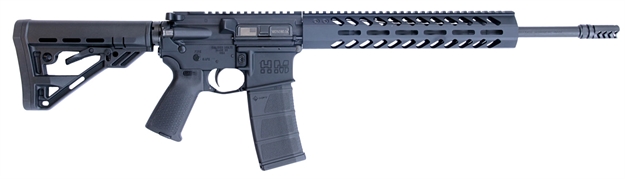 Picture of HM Defense Hm15fmb556 Defender M5  5.56X45mm Nato Caliber With 16" Barrel, 30+1 Capacity, Black Hard Coat Anodized Metal Finish, Black Mil-Spec HM Stock & Enhanced Polymer Grip Right Hand HM15F-MB-556 854164007081