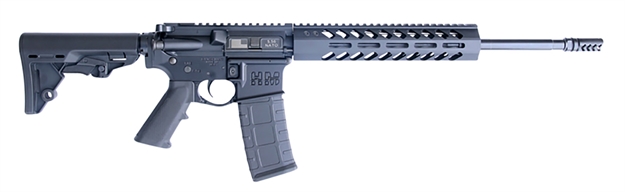 Picture of HM Defense Hm15f556 Guardian F5 5.56X45mm Nato Caliber With 16" Barrel, 30+1 Capacity, Black Anodized Metal Finish, Black Mil-Spec HM Stock & Polymer Grip Right Hand HM15F-556