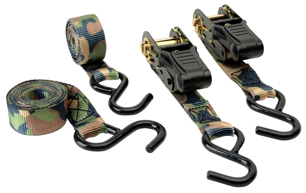 Picture of Hme Rs4pk Camouflage Ratchet Tie Down Straps Camouflage 4 Pack HMERS4PK 888151015100