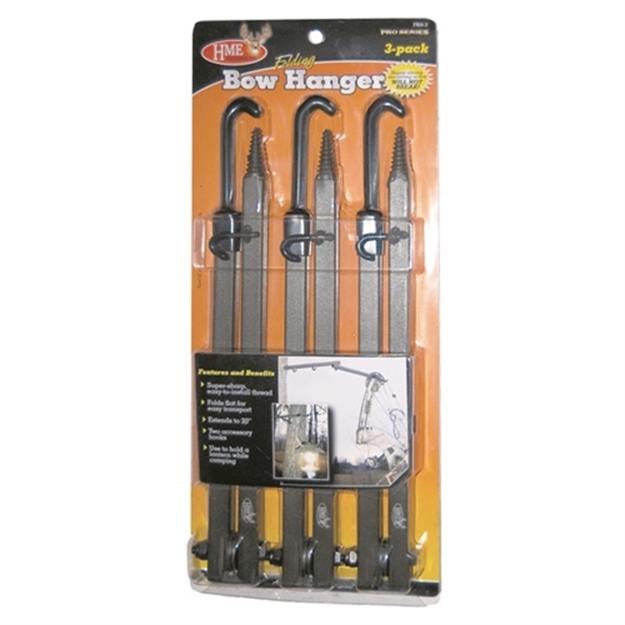Picture of Hme Bow Hanger 20" Folding W/Accessory Hooks 3Pk FBH-3