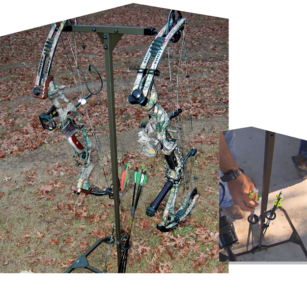 Picture of Hme Hmehsph Hard Surface Bow Practice Hanger  Green Steel HME-HSPH