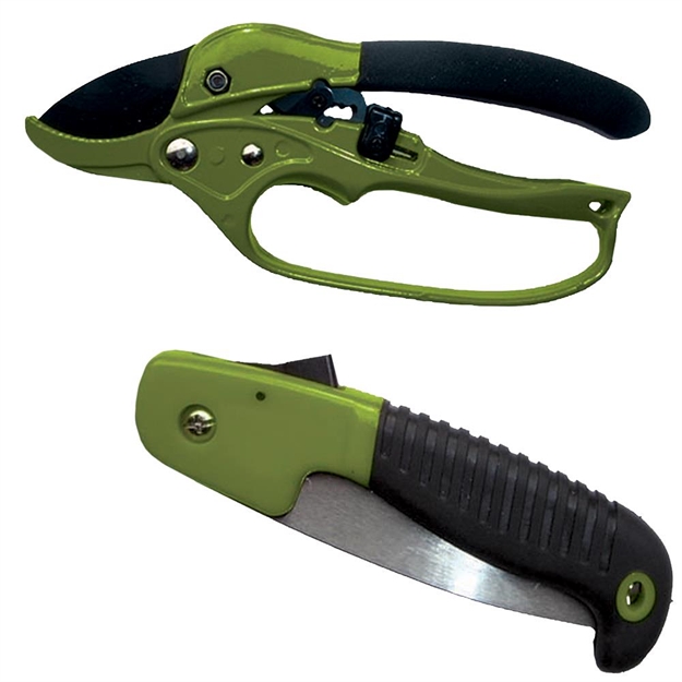 Picture of Hme Hcp2 Hunter's Combo Pack 7" Folding Saw Polymer Black With Shears HMEHCP2 830636001139