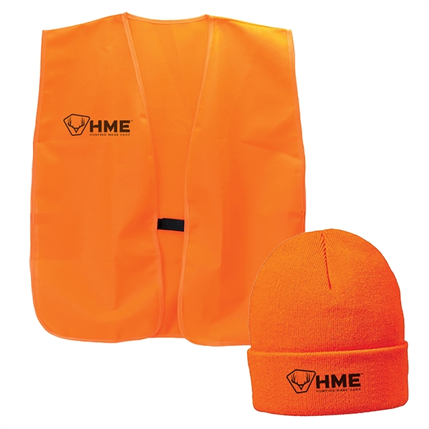 Picture of Hme Hmevestkco Safety  Vest/Beanie Osfa Orange Polyester HME-VESTKC-O 888151024027