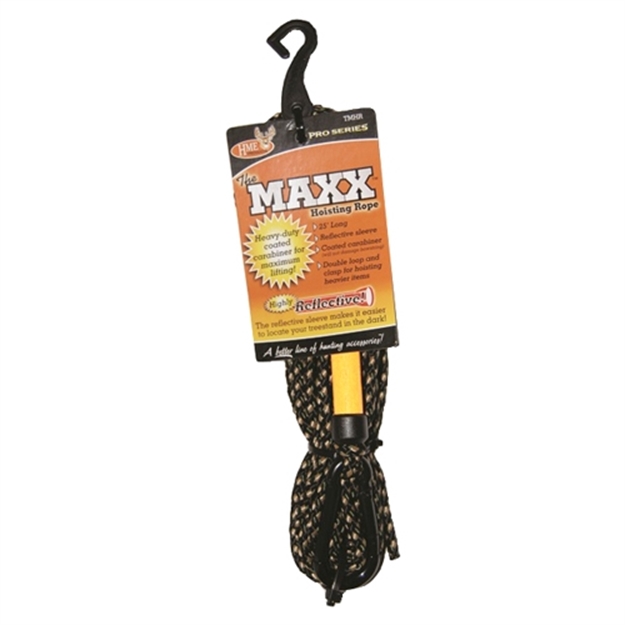 Picture of  Hme Tmhr Hoist Rope Maxx Black Carabiner 25' Long 830636009128