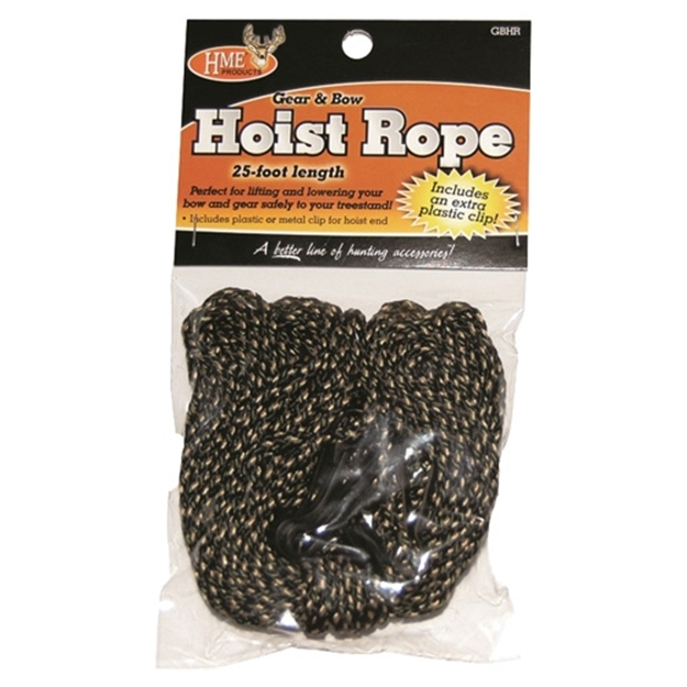 Picture of Hme Hoist Rope W/Dual Clips Bow/Gear 25' 1Ea GBHR 830636009081