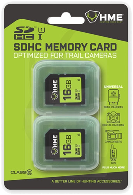 Picture of Hme SD Memory Card 16Gb 2Pk HME16GB2PK 888151020470