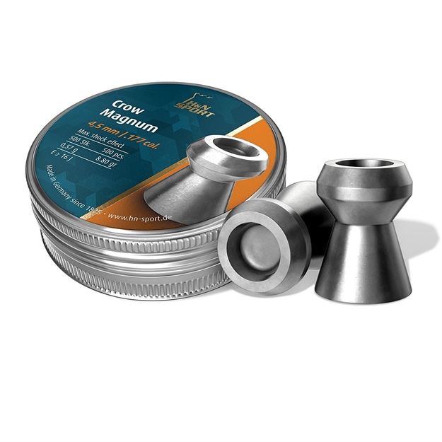 Picture of H&N Crow Magnum Hollowpoint Airgun Pellets .22 Cal.
