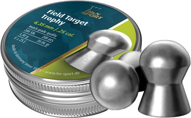 Picture of H&N Sport Field Target Trophy 25 20.06 Grain 200 Pack 92106350003 4047058001586