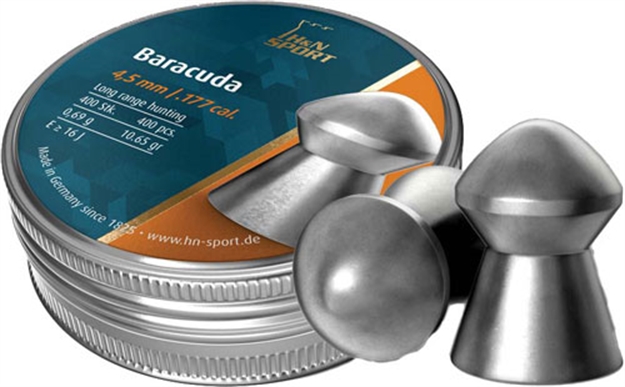 Picture of H&N Sport Pellets Baracuda .177 10.65 Grain 400 Pack 92184500004