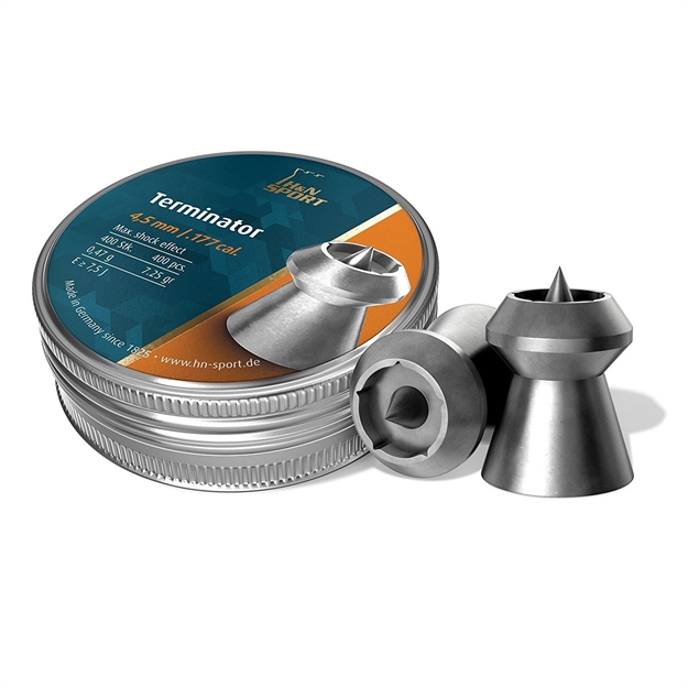 Picture of H&N Terminator Hollowpoint Airgun Pellets .177 Cal.