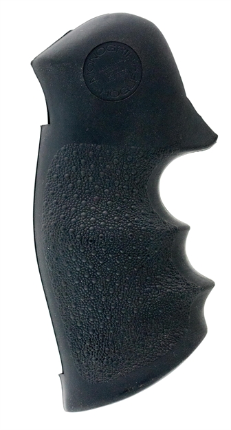 Picture of  Hogue 10000 Monogrip  Black Rubber With Finger Grooves For S&W K, L Frame With Square Butt 743108100004