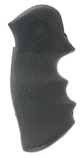 Picture of  Hogue 10100 Monogrip  Black Nylon With Finger Grooves For S&W K, L Frame With Square Butt