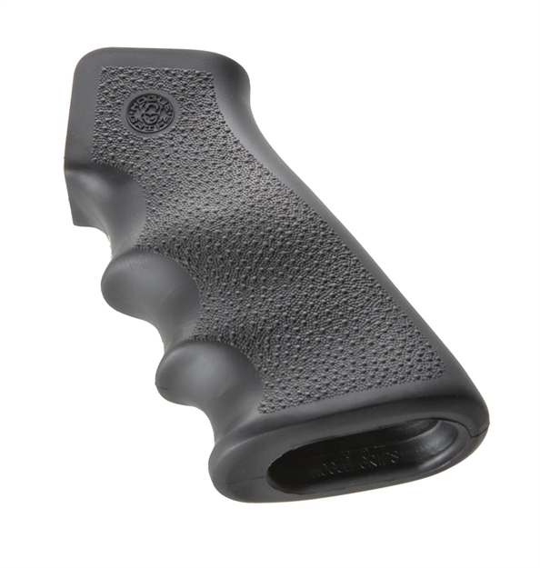 Picture of  Hogue 15000 Overmolded Grip Black Rubber With Finger Grooves For Ar-15, M16 743108150009