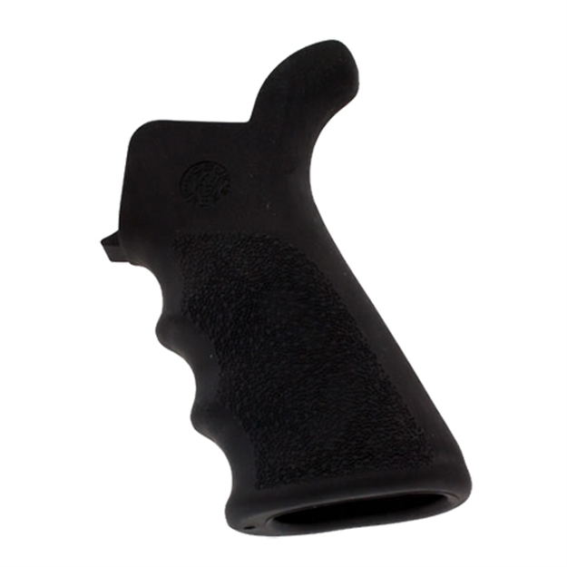 Picture of  Hogue 15020 Overmolded Beavertail Cobblestone Black Rubber With Finger Grooves For Ar-15, M16 743108150207