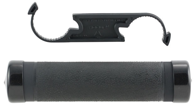 Picture of Hogue 15024 Ar-15 Mid Length Free Float Forend W/ Overmolded Gripping Area Black