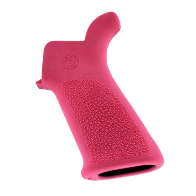 Picture of Hogue Ar-15 Beavertail Grip NO Finger Grooves Pink