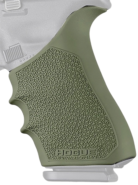Picture of  Hogue 17021 Grip Sleeve Handall Beavertail OD Green Rubber