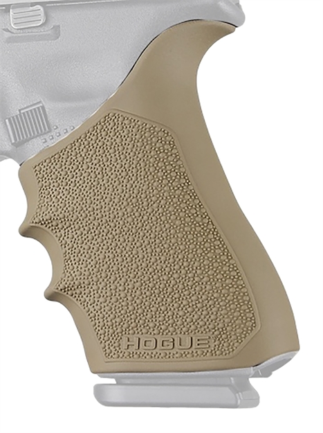 Picture of  Hogue 17023 Grip Sleeve Handall Beavertail Flat Dark Earth Rubber