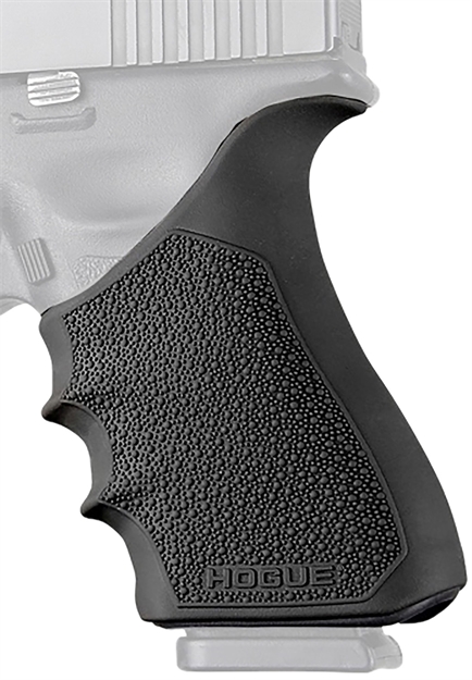 Picture of Hogue Handall Beavertail Grip Sleeve, Glock 17, G17 Mos, G17l, G22, G35, G35 Mos, G34, G34 Mos, G31, G37 ,Gen 3-4, Black 17030