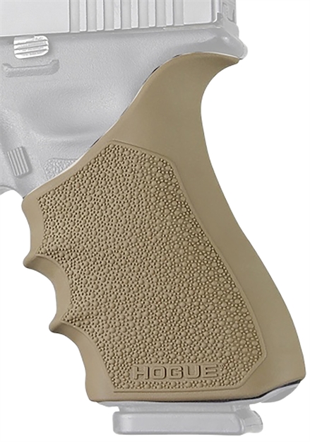 Picture of  Hogue 17033 Grip Sleeve Handall Beavertail Flat Dark Earth Rubber