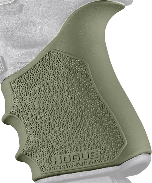 Picture of  Hogue 17041 Grip Sleeve Handall Beavertail OD Green Rubber
