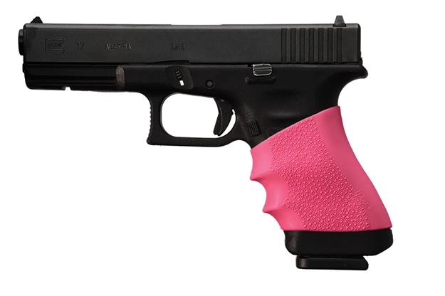 Picture of Hogue Handall Hybrid Grip Sleeve S&W M&P 9/40 Pink!