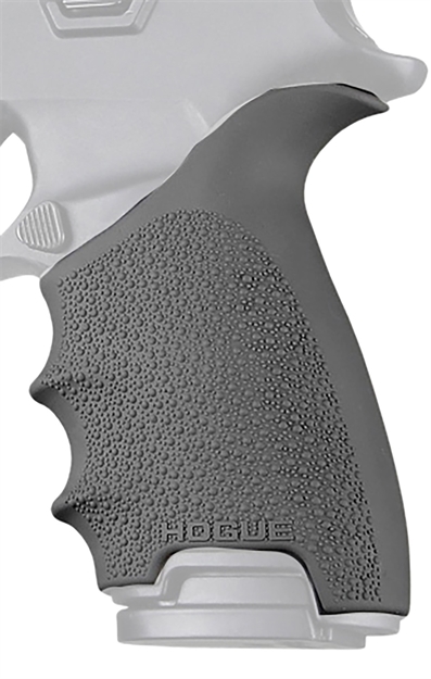 Picture of  Hogue 17602 Grip Sleeve Handall Beavertail Slate Gray Rubber Fits Sig Sauer P320 Full Size