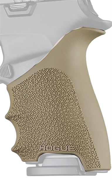 Picture of  Hogue 17613 Grip Sleeve Handall Beavertail Flat Dark Earth Rubber Fits Sig Sauer P320 Compact 743108176139