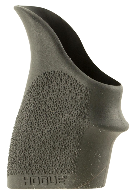 Picture of  Hogue 18300 Handall Beavertail Grip Sleeve Made OF Rubber With Textured Black Finish & Finger Groove For S&W M&P Shield (45) Kahr P-Series, CW (9 & 40)