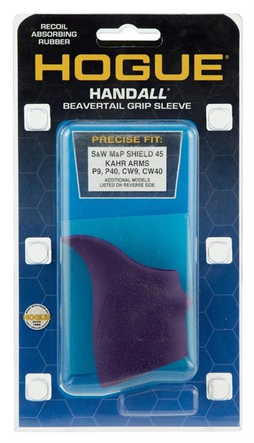 Picture of Hogue Handall Beaver Tail Grip Sleeve S&W M&P Shield 45 Purpl