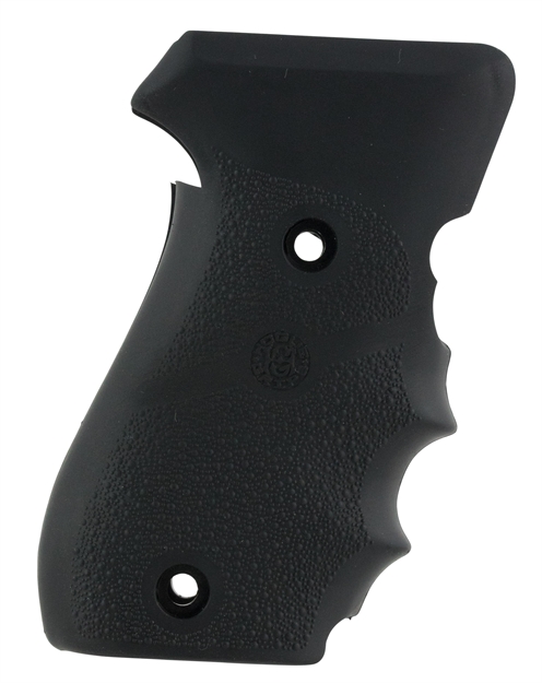 Picture of  Hogue 20000 Overmolded Grip Cobblestone Black Rubber With Finger Grooves For Sig P220