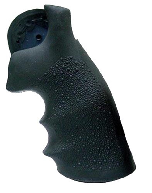 Picture of  Hogue 29000 Monogrip  Black Rubber With Finger Grooves For S&W N Frame With Square Butt