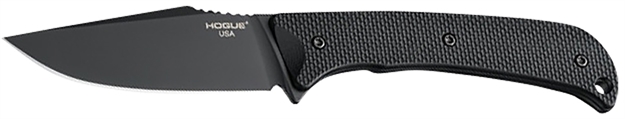 Picture of  Hogue 35869 Extrak  3.30" Fixed Clip Point Plain Black Cerakote Cpm M4 Tool Steel Blade, Black Textured G10 Scales Handle