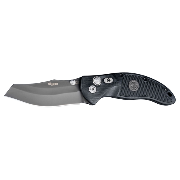 Picture of Hogue 3.5In Sig Tact Fold Wharncliffe Grey Cerakote G10 Blk