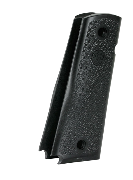 Picture of  Hogue 45190 Overmolded Grip Panels Cobblestone Black Nylon With Palm Swells For 1911 Government