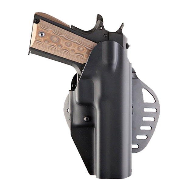 Picture of Hogue 52045 Powerspeed 1911 Government Model 8 Hard Plastic Black