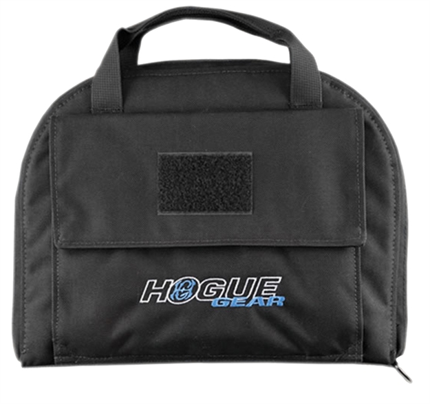 Picture of  Hogue 59250 Pistol Bag  Medium Black Nylon With Front Pocket 9" X 12" Interior Dimensions 743108592502