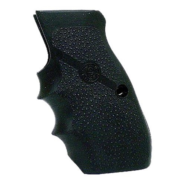 Picture of  Hogue 75000 Rubber Wraparound  Black Rubber With Finger Grooves For CZ 75, Tz-75, P-09