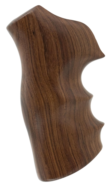 Picture of  Hogue 80300 Fancy Hardwood  Brown Pau Ferro Hardwood With Finger Grooves For Ruger Gp100, Super Redhawk
