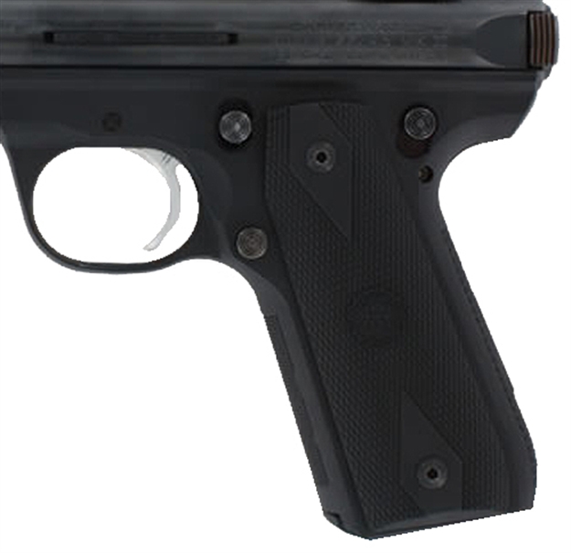 Picture of  Hogue 82090 Grip Panels  Diamond Checkering Black Rubber For Ruger Mark Iii 22/45 743108820902