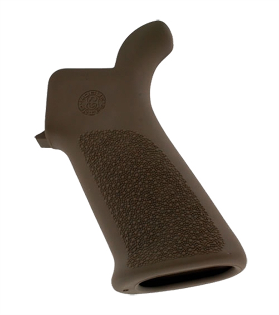 Picture of  Hogue 15033 Overmolded Beavertail Cobblestone Desert Tan Rubber Pistol Grip For Ar-15, M16